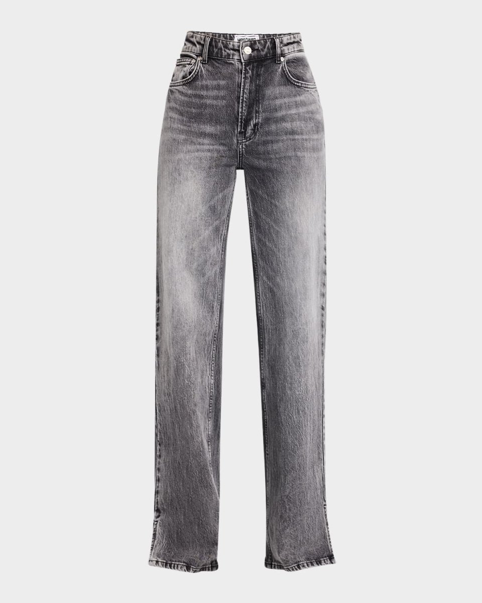 Bootcut Split-Hem Jeans